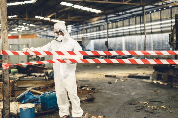 Professional Hoarding Cleanup technician working in New Albany, IN
